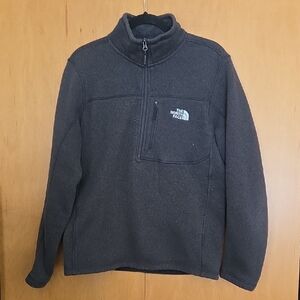 The North Face Charcoal Fleece Half Zip